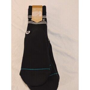 Stance Socks Basic 3 Pack Crew MSRP $16.99 Black With White Stripes Men's Small